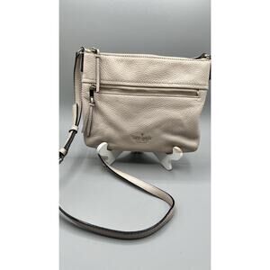 Kate Spade Jackson‎ Street Gabriele Peppled Leather Crossbody Brownstone Tan